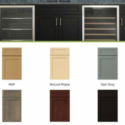 High quality cabinet doors for kitchen and bathroom.
