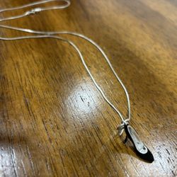 Tiffany Necklace  And Charm