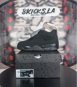 Jordan 4 retro “Black Cat” size 7y