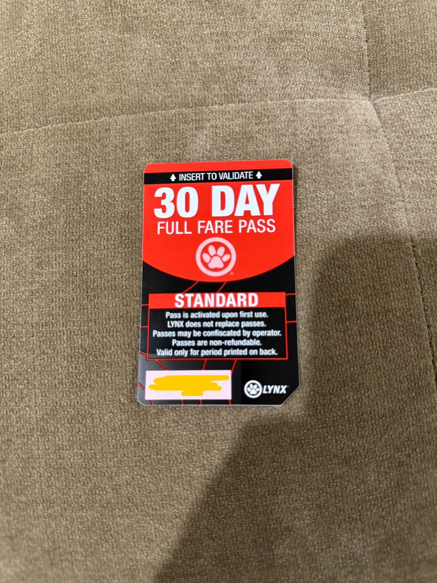 Lynx Bus Pass 30 Days Unlimited Use