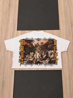 tuff graffiti white tee