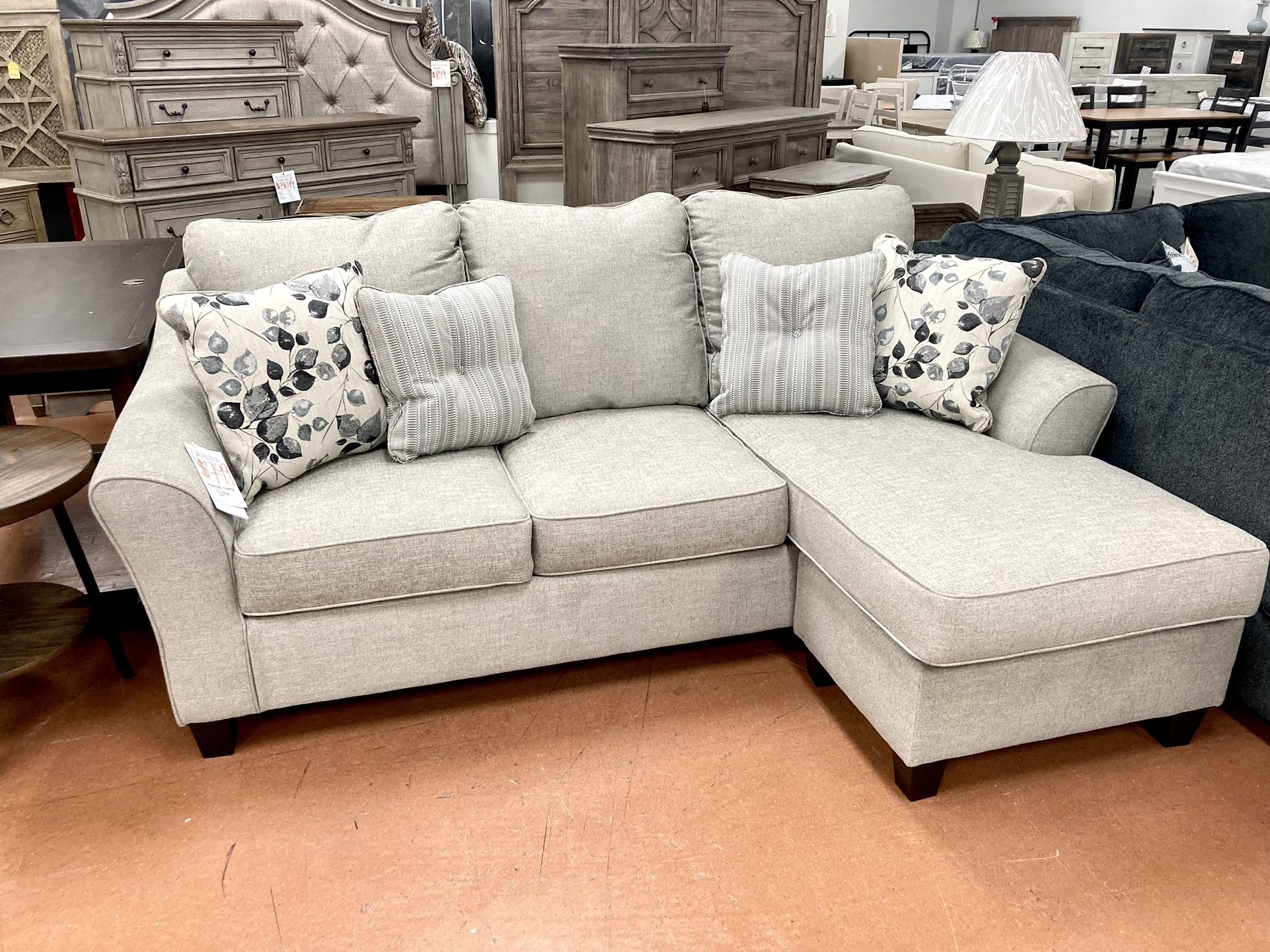New 92” Reversible Chaise Sofa