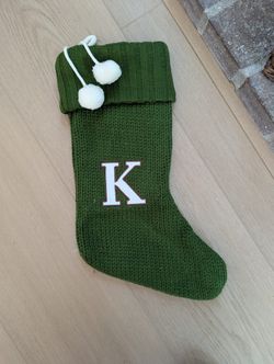 Letter "K" Stocking