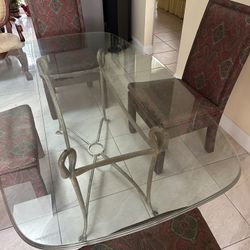 Comedor Mesa De Vidrio 