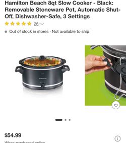 Hamilton Beach Slow Cooker