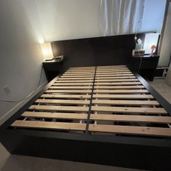 West Elm Bedroom Set – Modern Wood Bed Frame & Storage