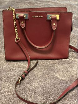 Burgundy Michael Kors Purse