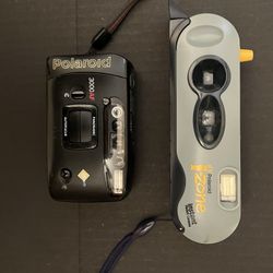 Polaroid I - Zone Instant Pocket Camera 2000 Vintage Polaroid 3000 AF 35mm Film
