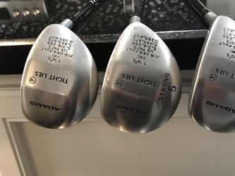 Three Fairway Adams drivers