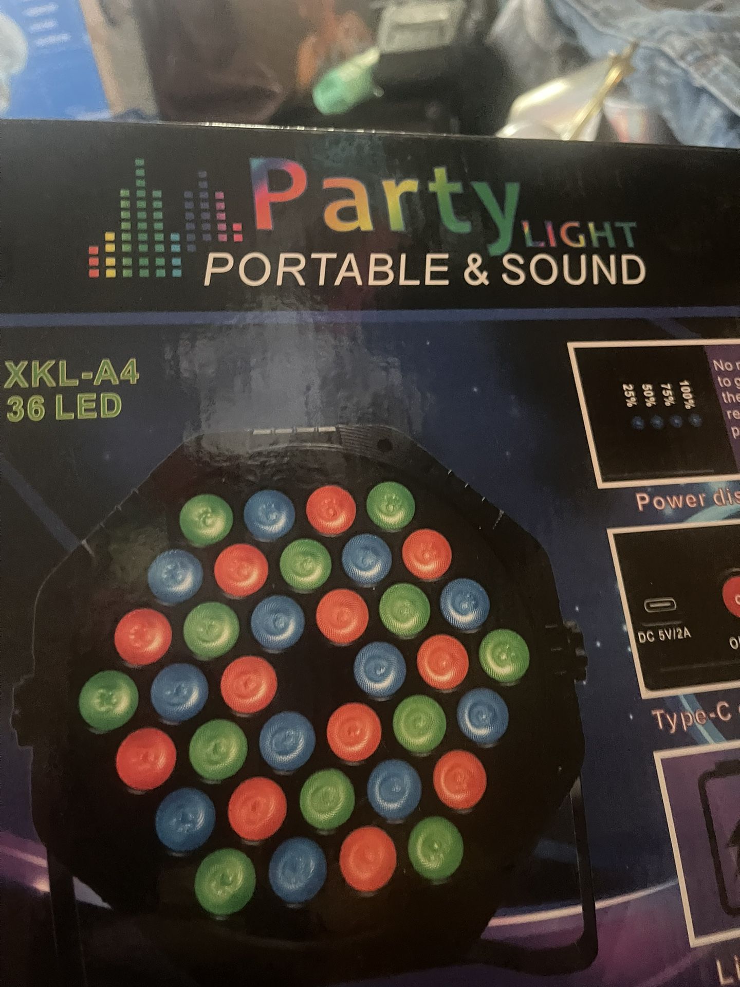 Portable Sound And Lights New Never Opened