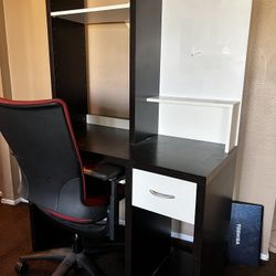 desk with chair