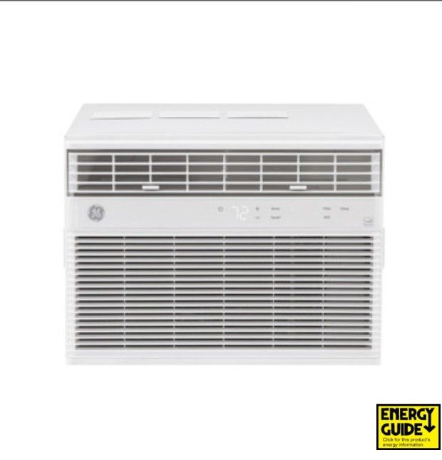 GE® 8,000 BTU Smart Electronic Window Air Conditioner for Medium sized Rooms up to 420 sq. ft.