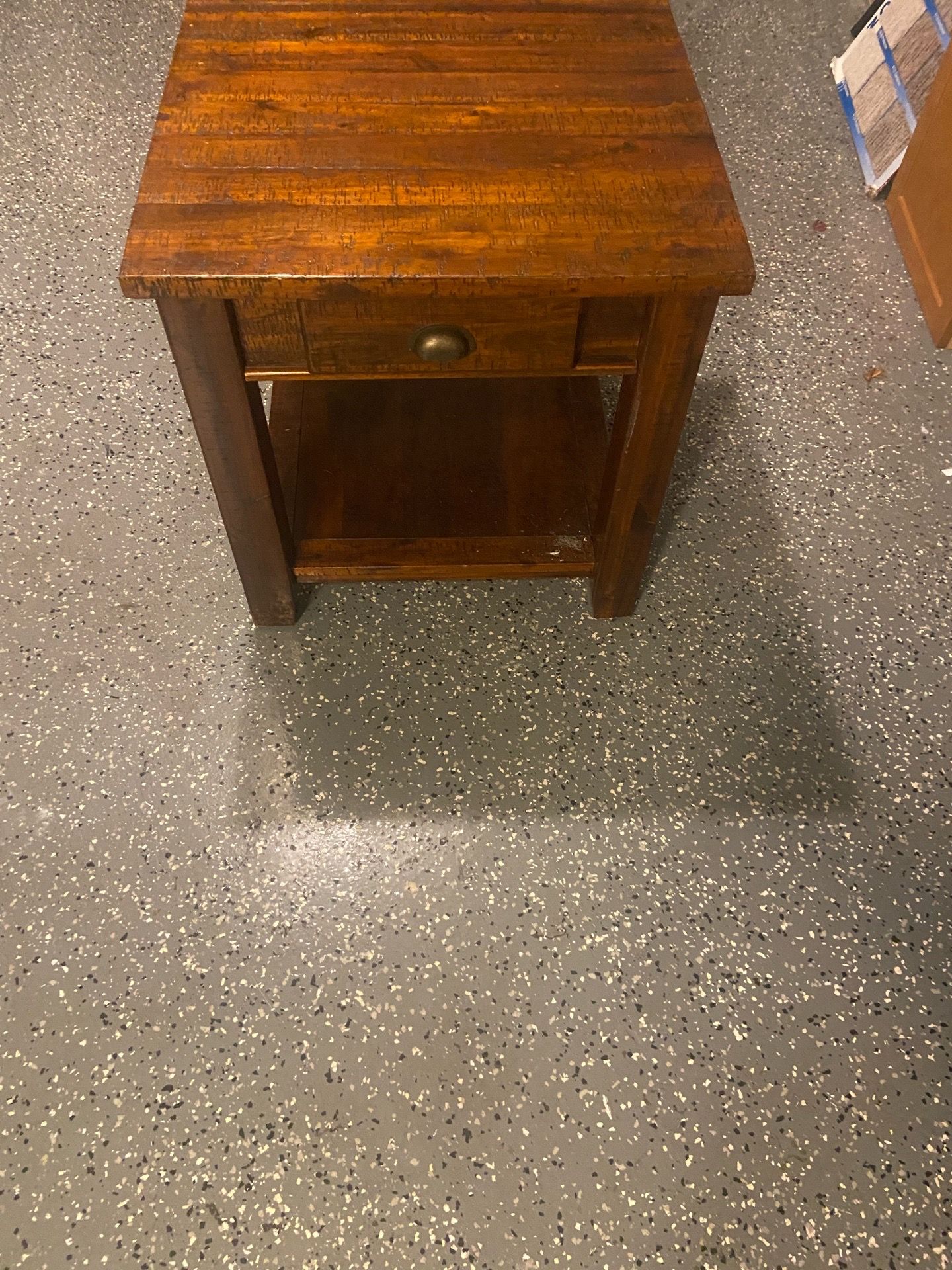 End table, solid wood