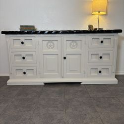 Solid Wood Dresser 6 Drawer 