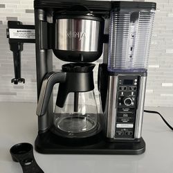 Ninja 10 Cup Specialty Coffee Maker w/ Fold-Away Frother & Glass