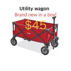 Uline Utility wagon Collapsible wagon Carry cart 