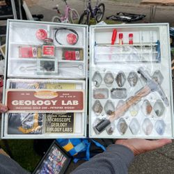 Vintage Geology Lab Set