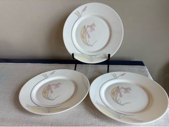 Vintage Arcopal France dinner plates in discontinued "Diana" pattern