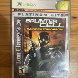 Tom Clancy's Splinter Cell: Pandora Tomorrow (Xbox, 2004) Used Good Condition $15 Meet Up In Irving @dfwgoods