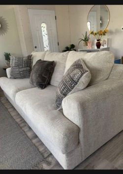 Brand New Soletren Stone Color Sofa And Loveseat 🤩 Showroom Available 👍🏻