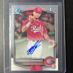 2025 1st Bowman Chrome Ichiro Cano Hernandez Auto
