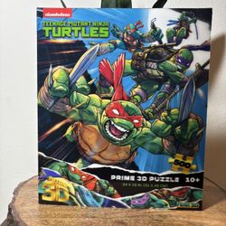 Nickelodeon Prime 3D Puzzle Teenage Mutant Ninja Turtles 500 Piece 24"×18" NEW