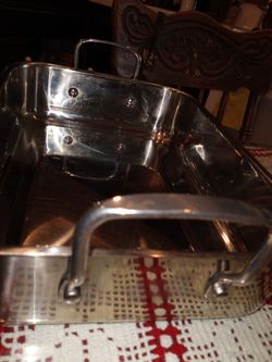 Farberware Millennium Cookware Big Roasting Bake Pan With Handles Stainless Steel 14-in X 10 In