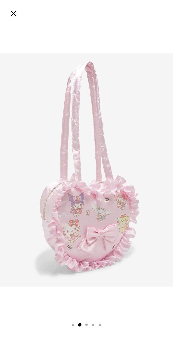 Her Universe Hello Kitty And Friends Cupid Heart Tote Bag