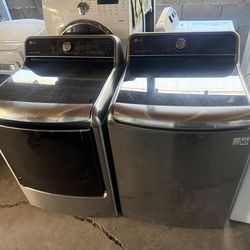 Lg washer and electric dryer HE 5.7&9.0 cuft MEGA CAPACITY