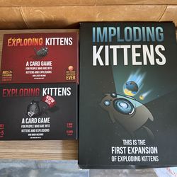 Exploding Kittens Games and Expansion