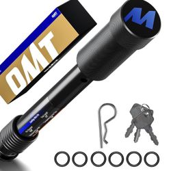 Orion Motor Tech Locking Hitch Pin, Fits 2" & 2.5" Receiver With 5/8" Diameter Hitch Pin Lock, Anti-Theft Steel Hitch Pin Lock With Key For Class III 