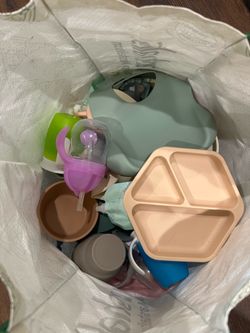 Big bag of baby/ toddler kitchen items