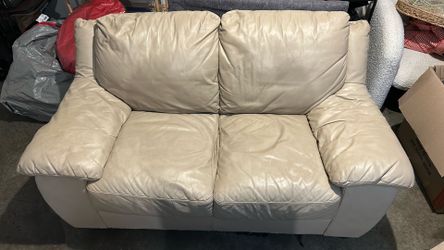 Leather couch