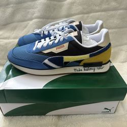 Men’s PUMA Sneakers Future Rider x Black Fives Limited Edition Size 16 New