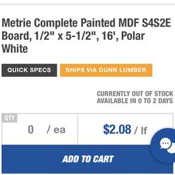 FREE Primed Baseboards 