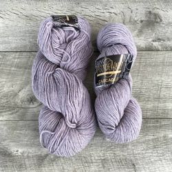 Lot of 2 Cascade 220 Jack O Lantern Misty Lilac Wool Knitting Yarn