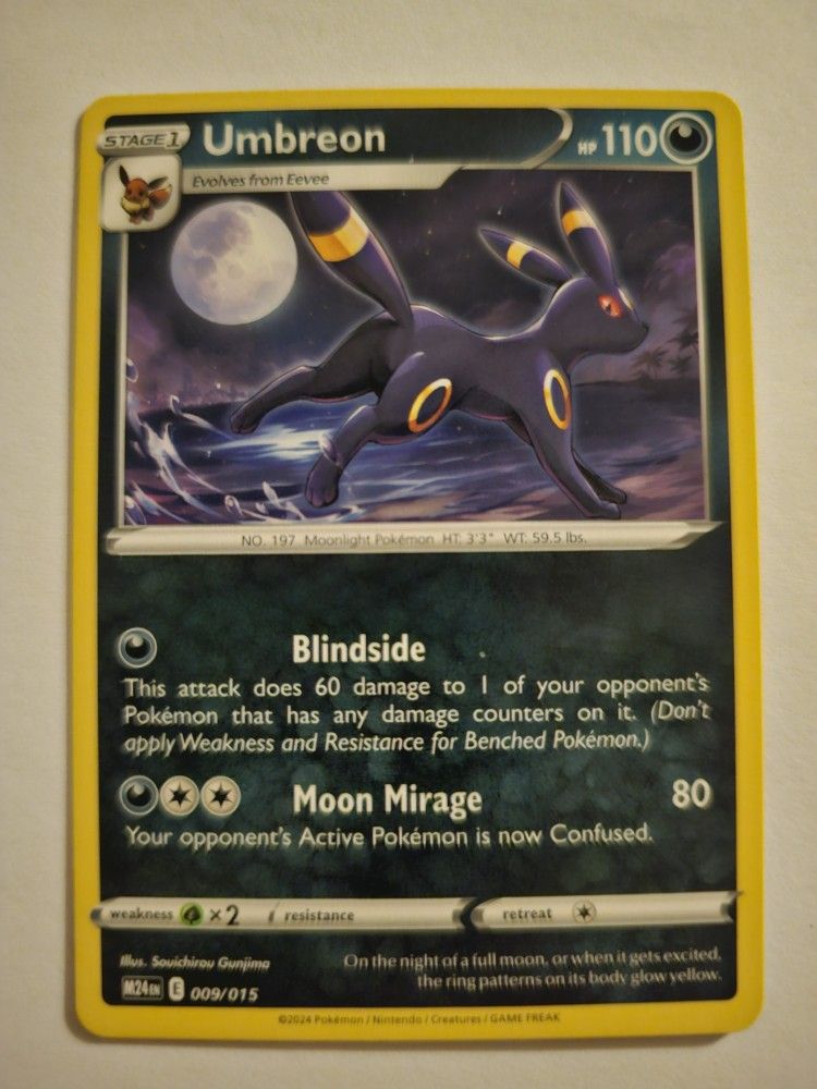 2024 McDonald's Promo Umbreon Pokémon Card