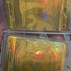 2 Charizards for sale raw and perfect