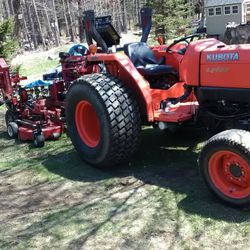 Will Separate Great Deal Kubota L4400 4x4 N Hydro Progressive Mower 