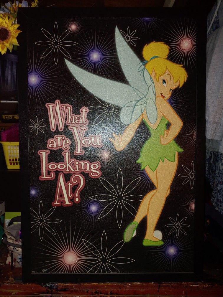 Tinker Bell Framed Art