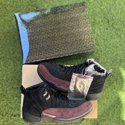 Jordan A Ma Maniere Black 12s 