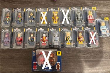 X-men Bearbricks