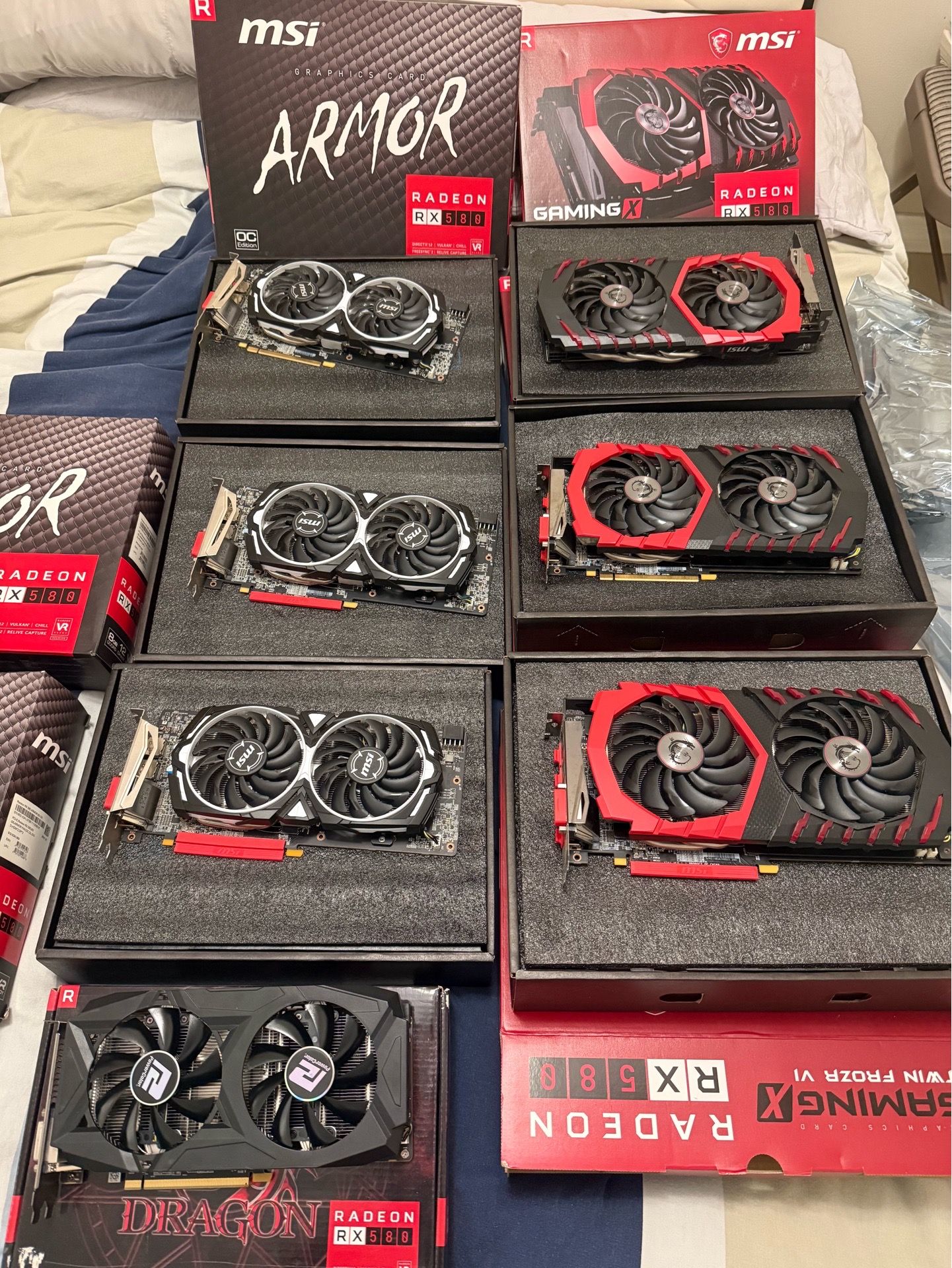 GeForce gtx 1060 GPU, MSI Rx580 Gaming Armor