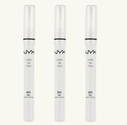 3 Pieces Of NYX Professional Makeup Jumbo Eye Pencil, All-in-one Eyeshadow and Eyeliner Multi-stick, Milk