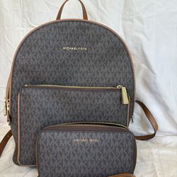 Michael Kors backpack purse/wallet