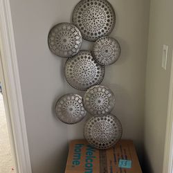 Silver Metal Hanging