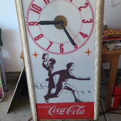 1950's Coca Cola Bowling Clock
