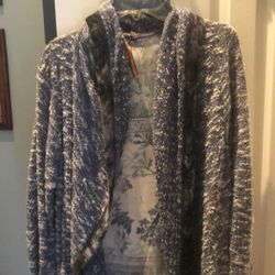 Aratta Long Tweeted Coat M/L Open 