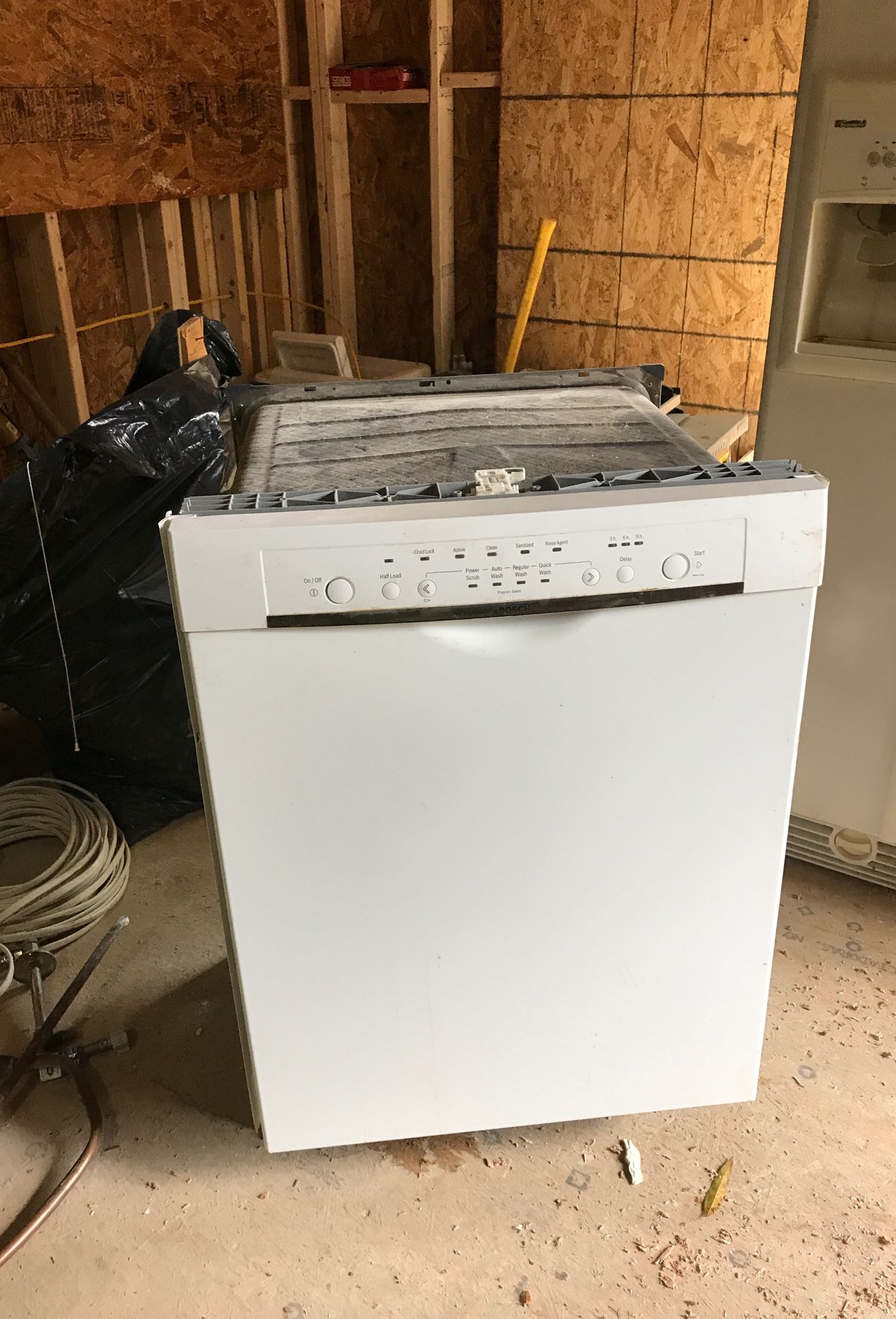 Dishwasher and refrigerator used