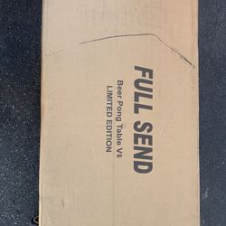 Full Send Beer Pong Table 